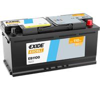 Exide EB1100 Excell 12V 110Ah 850A Autobatterie