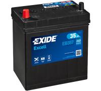 EXIDE "Excelle Batterie. Typ: EB 357 Originalnummer: EB357.