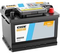 Exide Excell EB602 Starterbatterie 60Ah 540A EB602
