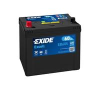 Autobatterie EXIDE 12 V 60 Ah 480 A/EN EB605 L 230mm B 173mm H 222mm NEU