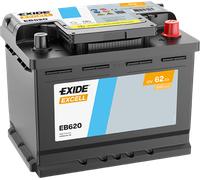 Exide EB620 Excell 62Ah 540A Autobatterie