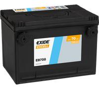 Exide EB708 Excell 70Ah US Cars