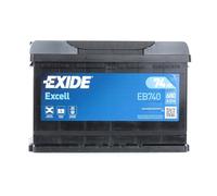 Exide EB740 Excell 74Ah 680A Autobatterie 7,50 EUR Pfand