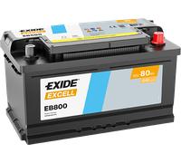 Batterie Exide EB800 12v 80AH 640A