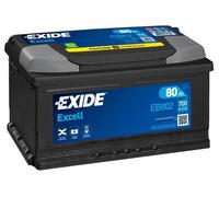 Exide EB802 Excell 12V 80Ah 700A Autobatterie