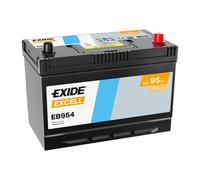 Exide EB954 Excell 12V 95Ah 720A Autobatterie