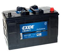 EXIDE EG1100 StartPRO Autobatterie/Starterbatterie 110Ah 12V 750A DIN/ISO D2 ersetzt Batterie 100Ah 105Ah Kompatibel mit LAND ROVER Defender SUV L316, ALFA ROMEO SPIDER 115