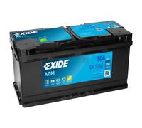 Exide EK1060 Start- Stop AGM 12V 106Ah 950A Autobatterie