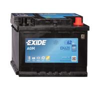 Exide EK620 Start-Stop AGM 12V 62Ah 680A Autobatterie inkl. 7,50 € Pfand