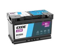 Autobatterie EXIDE 82, Ah 800, A/EN EK820 L 315mm B 175mm H 190mm NEU