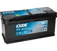 Exide EL1000 Start- Stop EFB 12V 100Ah 900A Autobatterie