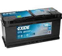 Exide EL1000 12V EFB Autobatterie 100Ah