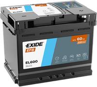 Exide EL600 12V EFB Autobatterie 60Ah