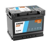 EXIDE EL600 EFB START-STOP Autobatterie Batterie Starterbatterie 12V 60Ah EN640A