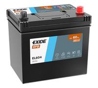 Autobatterie EXIDE 12 V 60 Ah 520 A/EN EL604 L 230mm B 173mm H 222mm NEU