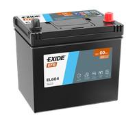Autobatterie EXIDE 12 V 60 Ah 520 A/EN EL604 L 230mm B 173mm H 222mm NEU