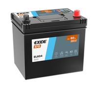 Autobatterie EXIDE 12 V 60 Ah 520 A/EN EL604 L 230mm B 173mm H 222mm NEU