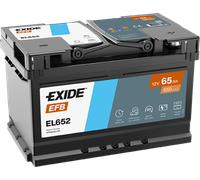 Exide EL652 12V EFB Autobatterie 65Ah