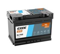 EXIDE EL700 EFB START-STOP Autobatterie Batterie Starterbatterie 12V 70Ah EN760A