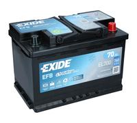 Exide EL700 EFB Start Stopp Autobatterie Starterbatterie 12V 70Ah 760A EN