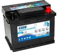 Exide EP500 Dual AGM Starter-Batterie und Versorgungsbatterie 12V 60Ah 500Wh 680A
