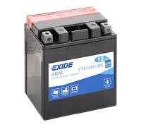 EXIDE ETX14AH-BS 12V 12Ah - 210A (EN) +/- Motorradbatterie WF