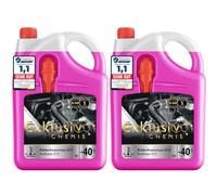 Exklusiv Chemie 2X G13 Kühlerfrostschutz bis -40° 5 Liter | G13 Kühlmittel Auto, 5 Jahre Langzeitschutz, Lila