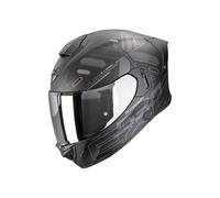 EXO-530 Air Fond Motorradhelm (Schwarzmatt/Silber), XL (61)