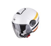 EXO-City II Bee Motorrad Jethelm, Weiß Gelb, S S weiß gelb