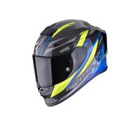 SCORPION Integralhelm Exo-R1 EVO Carbon Air Runner Black / Blue / Neon Yellow S