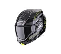 SCORPION Modularer Motorradhelm EXO-TECH EVO CONQUER Schwarz-Neongelb