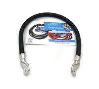eXODA Batteriekabel 70 mm² 50cm Kabelschuhe M6 und M8 Schwarz für KFZ Boote Motorräder geeignet mit flexiblem PVC Mantel bis 70° Temperaturbeständig - hoher Kupferanteil