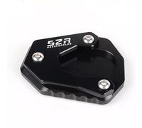Extension De BéQuille LatéRale Motorrad -Fuß -Standpad -Platten -Kickstand -Vergrößerungsverlängerung Anpassung for die Verwendung for Voge 500DS 500R 650DS 500 R 650 DS Zubehör(Noir)