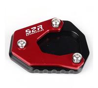 Extension De BéQuille LatéRale Motorrad -Fuß -Standpad -Platten -Kickstand -Vergrößerungsverlängerung Anpassung for die Verwendung for Voge 500DS 500R 650DS 500 R 650 DS Zubehör(Red)