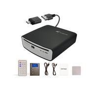 Externe Stereo-Radio-Dish-Box mit Auto-CD/DVD-Player, USB-Schnittstelle und AUX-Anschluss für Android-Player und Radiozubehör
