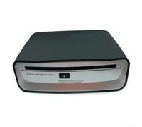 Externer CD-Player für Auto, USB, AUX für FM, tragbarer Musik-Player mit Anti-Skip-Fernbedienung, kompaktes Laufwerk für Laptop, TV für Android-Navigation, schwarzes ABS, 15 x 15,5 x 4 cm