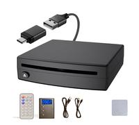 Externer CD-Player mit USB-Anschluss, universeller CD-Player für Pkw und Lkw, Upgrade mit Audioadapter, externes CD-Laufwerk