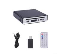 Externer CD-Player USB AUX für FM Auto Schwarz Externer CD-Player