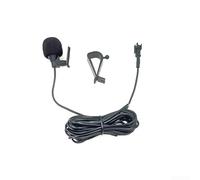 Externes Auto Mikrofon mit 3,5mm und 2,5mm, Externes Auto Mikrofon | Ersatzmikrofon für Autoradio CD Player Freisprecheinrichtung, 3 Meter Kabel mit Clip und EVA Klebebasis, Modell