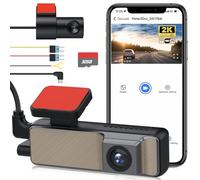 EYPINS Dashcam Auto Vorne Hinten 2K+1K, 5G Wi-Fi Mini Dual Auto Kamera mit 32GB Karte, F1.8-Objektiv, WDR Nachtsicht, G-Sensor, Parküberwachung, Loop-Aufnahme, APP Steuerung Dash Cam 160°Weitwinkel