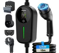EzGoGo Typ 2 Ladekabel Schuko 3,7kW 15m EV Ladegerät für EVs & PHEVs E-Auto
