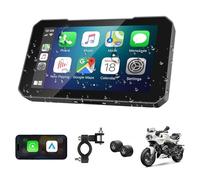 EZoneTronics Motorrad Navi Carplay Display, Motorrad Navigationsgeräte mit Wireless CarPlay & Android Auto, 5 Zoll IP67 Wasserdicht Motorräder Display mit BT, TPMS, GPS-Navigation, Sprachsteuerung