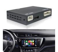 EZoneTronics Wireless Carplay Android Auto Adapter für Toyota Camry/Auris/CHR/Avensis/RAV4/Prius/Highlander 2014-2019 Unterstützung CarPlay Android Auto Mirror Link Bluetooth WLAN SWC GPS Siri Kamera