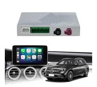 EZoneTronics Wireless CarPlay & Android Auto Retrofit Kit Decoder Box für Mercedes Benz mit NTG 6.0 MBUX System 2019+ für OEM 10.25”/ 12.3” Screen Plug & Play Upgrade Module mit SWC WLAN BT Siri GPS