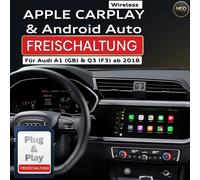 f. Audi A1 GB & Q3 F3 | Apple Carplay Wireless & Android Auto |MH2p Nachrüstung