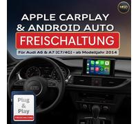 f. Audi A6/A7 |4G/C7| Apple Carplay & Android Auto |MMI MHI2|Nachrüstung Update