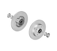 f.becker_line Bremsscheiben 001 Hinten Rechts Links passend für CITROEN C4 II PEUGEOT