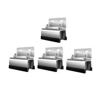 F Fityle Dachgepäckträger-Montagesatz, Van-Dachgepäckträgerhalterungen, Ersatz-Autozubehör, Premium-Ersatzteil, robuster Edelstahl, Doppelloch 4er Set