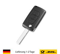 f. PEUGEOT / CITROEN 3Tasten Klappschlüssel Gehäuse RohlingHU83 Schlüssel PKS04A