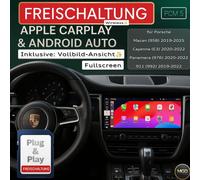 f. Porsche PCM 5 | Carplay & AndroidAuto Nachrüstung Macan Cayenne Panamera 911